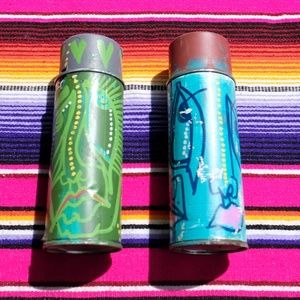 RedBull Valentines Paint Can Graffiti Art, Lot of 2 by Taylor Reeve